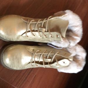 Gold Boots Children’s size 1